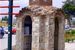 Κατασκευή ναΐσκου στην πλατεία Επταλόφου Θεσσαλονίκης