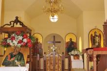 Εκκλησία στο Σουφλί Εύρου, κατασκευασμένη από την Batzolis Θυρεός Stone