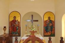 Εκκλησία στο Σουφλί Εύρου, κατασκευασμένη από την Batzolis Θυρεός Stone